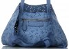 GEANȚĂ DIN PIELE shopper bag Vittoria Gotti denim VL299